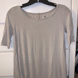 Striped gray American Eagle shirt